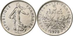 World Coins - France, 5 Francs, Semeuse, 1978, Paris, Nickel Clad Copper-Nickel,