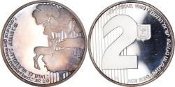 World Coins - Coin, Israel, 2 New Sheqalim, 1989, Stuttgart, Independence - The Promised