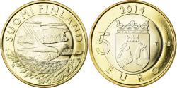 World Coins - Finland, 5 Euro, Le coucou en Carélie, 2014, , Bi-Metallic, KM:207