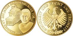 World Coins - Germany, Medal, 200 Jahre Brandenburger Tor, Kennedy, History, 1991,