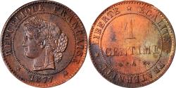 World Coins - Coin, France, Cérès, Centime, 1877, Paris, , Bronze, KM:826.1