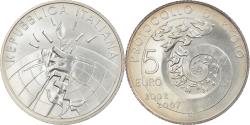 World Coins - Italy, 5 Euro, 2007, Rome, , Silver, KM:291