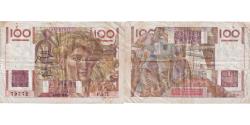 World Coins - France, 100 Francs, Jeune Paysan, 1950, F.377, VF(30-35), Fayette:28.28