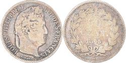 World Coins - Coin, France, Louis-Philippe, 1/2 Franc, 1845, Rouen, , Silver