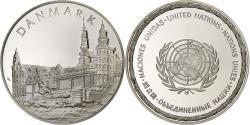 World Coins - France, Medal, Nations Unies, Danemark, Silver,