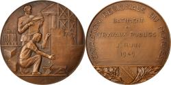 World Coins - France, Medal, French Fourth Republic, Business & industry, 1949,