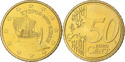 World Coins - Cyprus, 50 Euro Cent, 2008, BU, , Nordic gold, KM:83