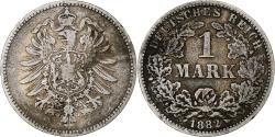 World Coins - Coin, GERMANY - EMPIRE, Wilhelm I, Mark, 1882, Karlsruhe, , Silver