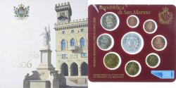 World Coins - San Marino, Set 1 ct. - 5 Euro, Série Divisionnelle, 2006, Coin card.FDC