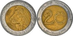 World Coins - Coin, Algeria, 20 Dinars, 1993, Algiers, , Bi-Metallic, KM:125