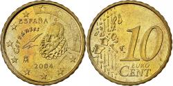 World Coins - Spain, 10 Euro Cent, 2004, Madrid, Nordic gold,