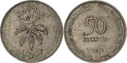 World Coins - Israel, 50 Pruta, 5714 (1954), Heaton, Copper-nickel,