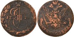World Coins - Coin, Russia, Catherine II, 5 Kopeks, 1778, Ekaterinbourg, , Copper