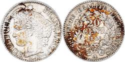 World Coins - Coin, France, Cérès, 20 Centimes, 1850, Paris, , Silver, KM:758.1