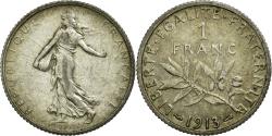 World Coins - Coin, France, Semeuse, Franc, 1913, , Silver, Gadoury:467