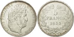 World Coins - Coin, France, Louis-Philippe, 5 Francs, 1833, Paris, , Silver
