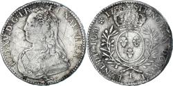 World Coins - Coin, France, Louis XV, 1/2 Ecu aux branches d'olivier, 1738, Bayonne