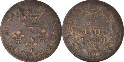 World Coins - Coin, FRENCH GUIANA, 2 Sous, 1789, Paris, , Billon, KM:1, Lecompte:20