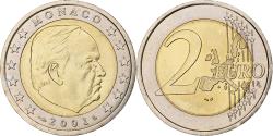 World Coins - Monaco, Rainier III, 2 Euro, 2001, Monnaie de Paris, Bi-Metallic,