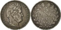World Coins - Coin, France, Louis-Philippe, 5 Francs, 1846, Paris, , Silver