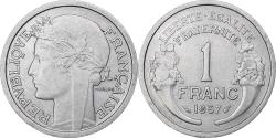 World Coins - France, Franc, Morlon, 1957, Paris, Aluminum, , Gadoury:473b, KM:885a.1