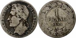 World Coins - Belgium, Leopold I, Franc, 1844, Brussels, , Silver, KM:7.1