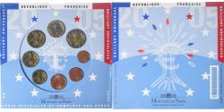World Coins - France, Coffret 1c. à 2€, 2005, Monnaie de Paris, BU,
