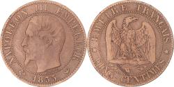 World Coins - Coin, France, Napoleon III, 5 Centimes, 1855, Lille, ancre, , Bronze