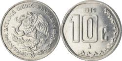 World Coins - Coin, Mexico, 10 Centavos, 1994, Mexico City, , Stainless Steel, KM:547