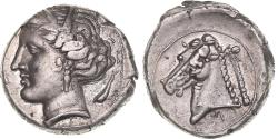 Ancient Coins - Carthaginian Sicily, Tetradrachm, ca. 320/15-300 BC, Entella?, Silver,