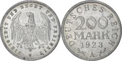 World Coins - Coin, GERMANY, WEIMAR REPUBLIC, 200 Mark, 1923, Berlin, , Aluminum