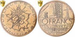 World Coins - France, 10 Francs, Mathieu, 1981, Paris, Tranche B, Copper-nickel, PCGS,