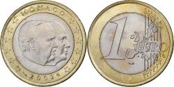 World Coins - France, Rainier III, Euro, 2002, Bi-Metallic, , KM:173