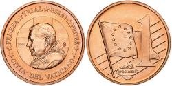 World Coins - Vatican, Medal, 1 C, Essai-Trial Benoit XVI, 2007, Copper,