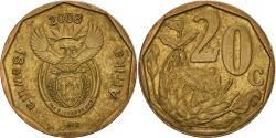 World Coins - Coin, South Africa, 20 Cents, 2008