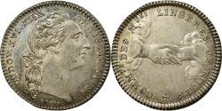 World Coins - France, Token, Louis XVI, Corporations Marchandes, Lingères de Rouen, Duvivier