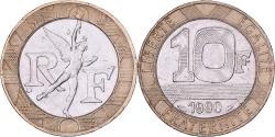 World Coins - France, 10 Francs, Génie, 1990, Paris, Bi-Metallic, , Gadoury:827