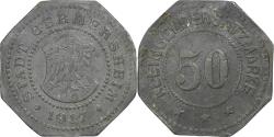 World Coins - Germany, Stadt Germersheim, 50 Pfennig, 1917, , Zinc