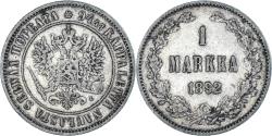 World Coins - Coin, Finland, Alexander III, Markka, 1892, Helsinki, , Silver, KM:3.2