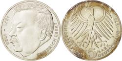 World Coins - Coin, GERMANY - FEDERAL REPUBLIC, 5 Mark, 1975, Hamburg, Germany,