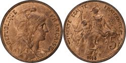 World Coins - France, 5 Centimes, Dupuis, 1913, Paris, Bronze, , Gadoury:165