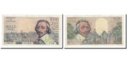 World Coins - France, 1000 Francs, Richelieu, 1956, 1956-12-06, AU(50-53), Fayette:42.24
