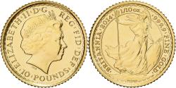 World Coins - Great Britain, 10 Pounds, 1/10 Oz, 2014, British Royal Mint, Gold,