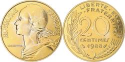 World Coins - Coin, France, Marianne, 20 Centimes, 1988, Paris, , Aluminum-Bronze