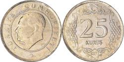 World Coins - Coin, Turkey, 25 Kurus, 2011, , Nickel-brass, KM:1242
