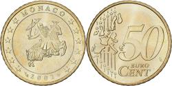 World Coins - Monaco, Rainier III, 50 Centimes, 2002, MDP, Nordic gold, , KM:172