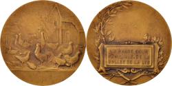 World Coins - France, Medal, La Basse-cour familiale de la Vallée de la Lys, Business &