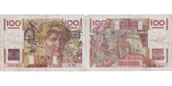 World Coins - France, 100 Francs, Jeune Paysan, 1946, V.92, VF(20-25), Fayette:28.8, KM:128a