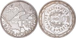 World Coins - France, 10 Euro, 2010, Basse-Normandie, , Silver, KM:New