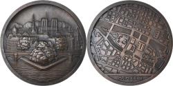 World Coins - France, Medal, Paris - Ile de la cité, Patrimoine, 1937, Turin, Art deco